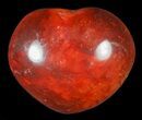 Colorful Carnelian Agate Heart #59552-1